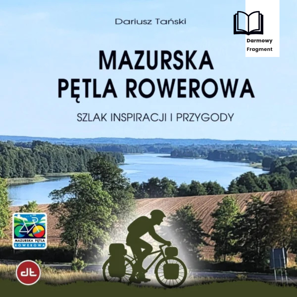 fragment przewodnika Mazurska Pętla Rowerowa - okładka