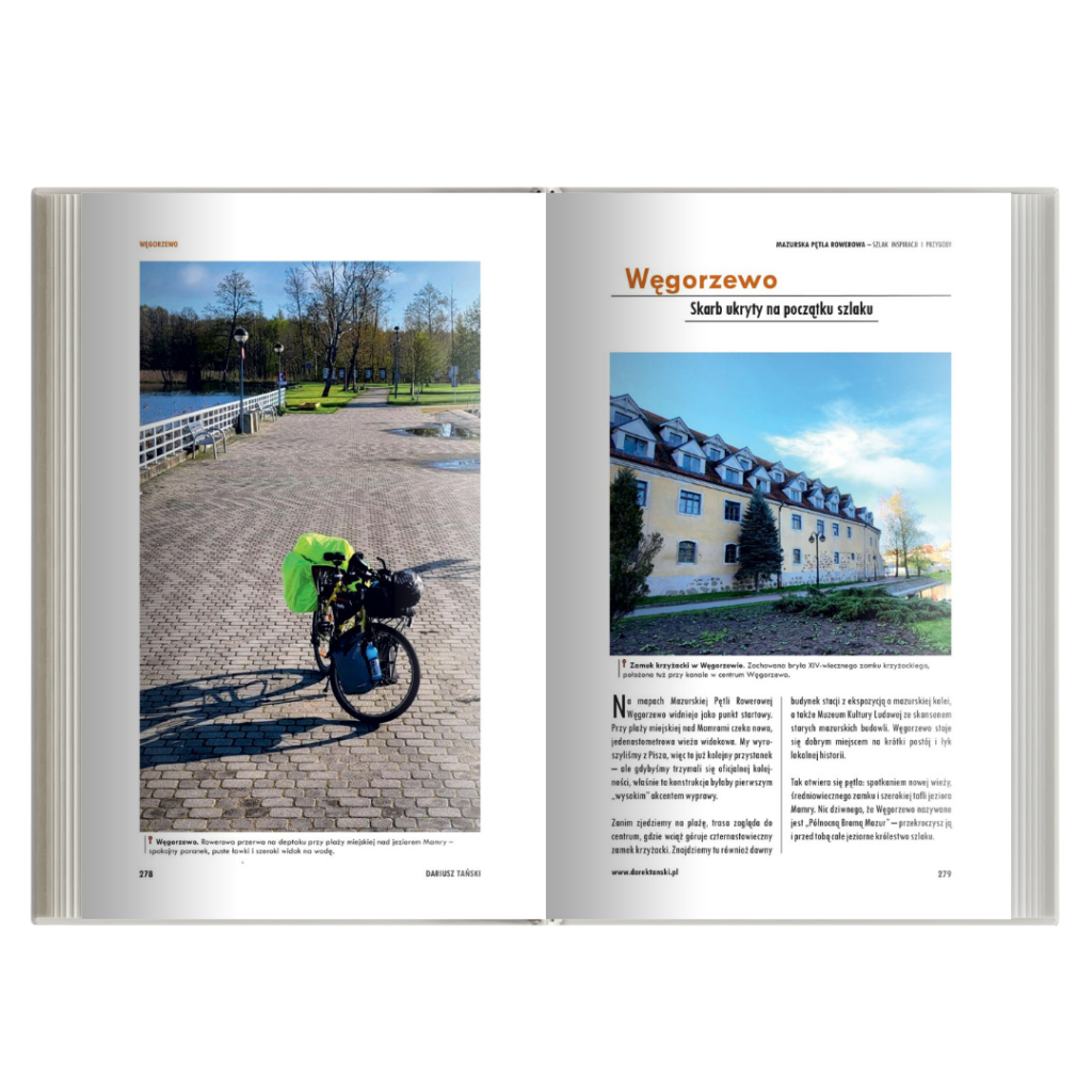 Przewodnik Mazurska Pętla Rowerowa – Węgorzewo, przystanek na trasie rowerowej